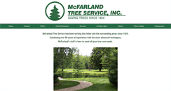 Desktop Screenshot of mcfarlandtreeservice.com